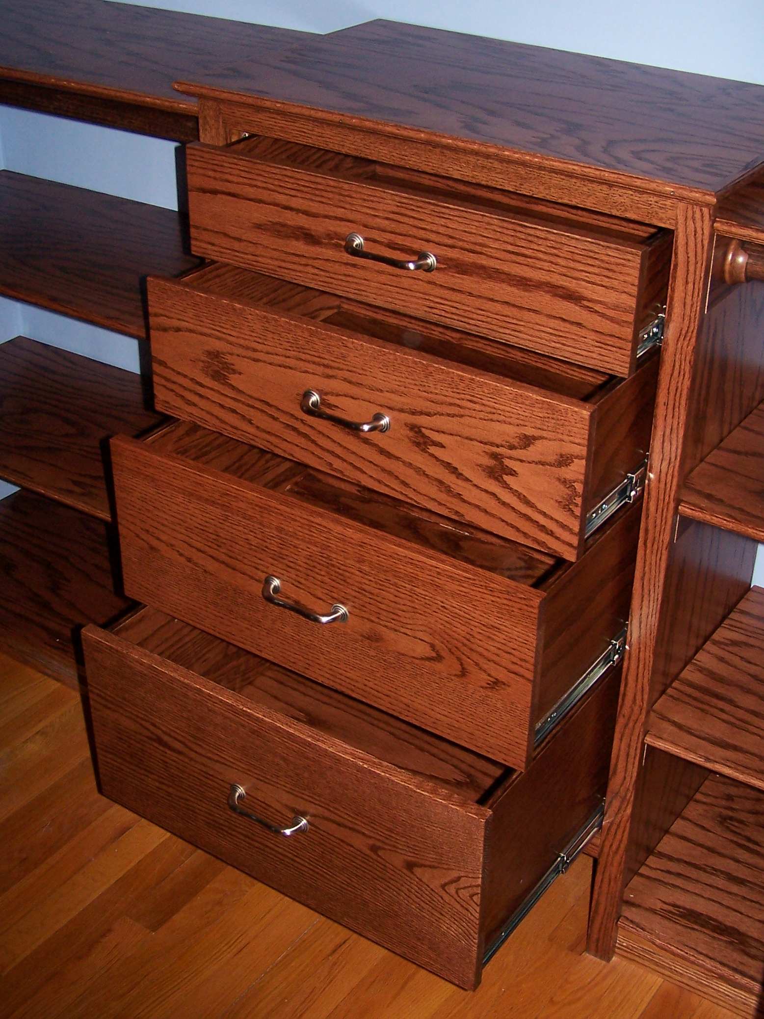 DRESSER (open drawers)