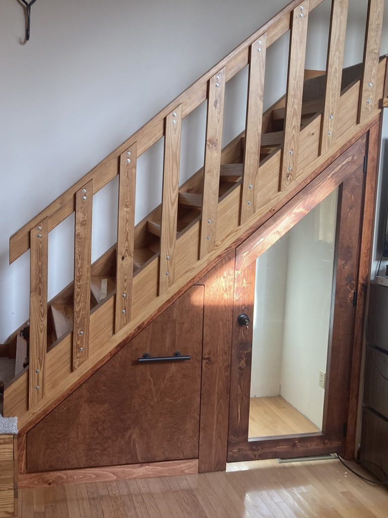 SPANDREL WINE CLOSET & PULL OUT DRAWER